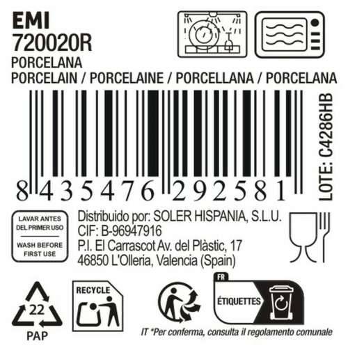 Posuda za Pečenje La Mediterránea Emi Okruglo (18 kom.) Cijena