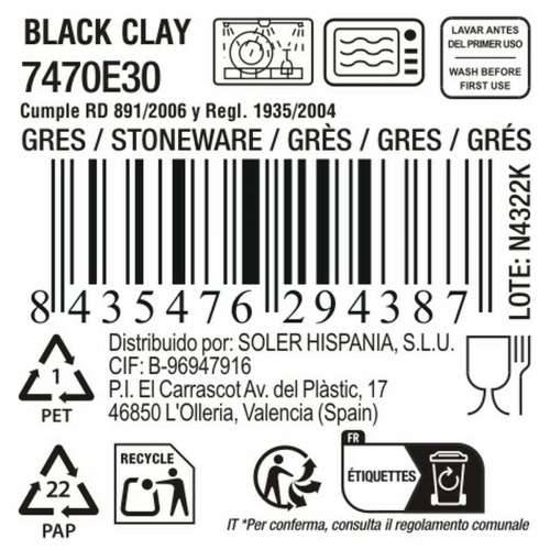 Tasīte La Mediterránea Black clay (24 kom.) Cijena