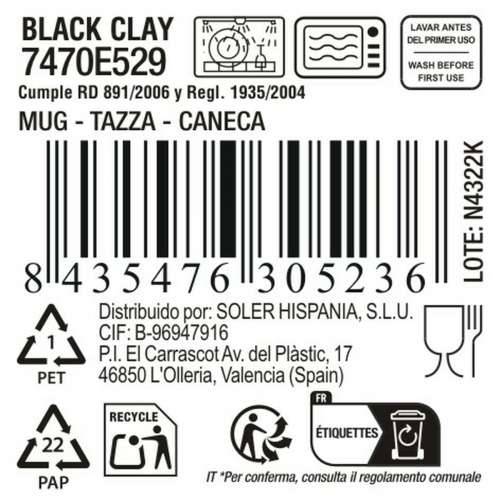 Tasīte La Mediterránea Black clay (24 kom.) Cijena