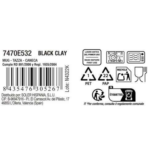 Tasīte La Mediterránea Black clay (36 Jedinice) Cijena