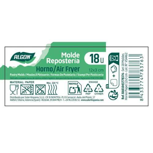 Kalup za Pečenje Algon 12 x 3 cm (18 Dijelovi) (24 kom.) Cijena