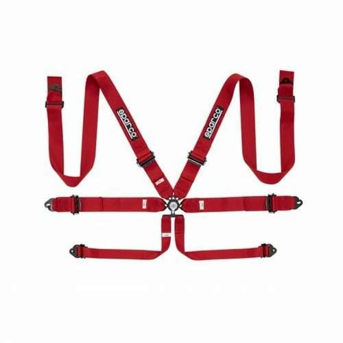 Harness with 6 fastening points Sparco S04818RALRS Crvena Cijena