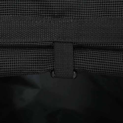 Kolica za kućne ljubimce 3-u-1 dizajn crna 48x32x57 cm Oxford tkanina - Crna 48 x 32 x 57 cm Cijena