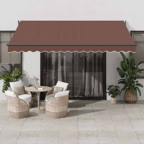 Tenda na automatsko uvlačenje smeđa 400 x 300 cm - Smeđa 400 x 300 cm 1 Cijena