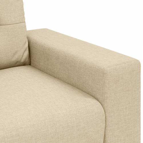 set kauča s jastučićima krem tkanine Cijena