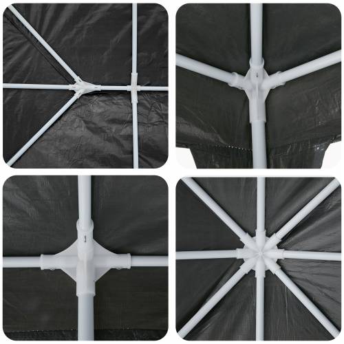 Tenda za zabave Antracit 4x4 m PE Cijena