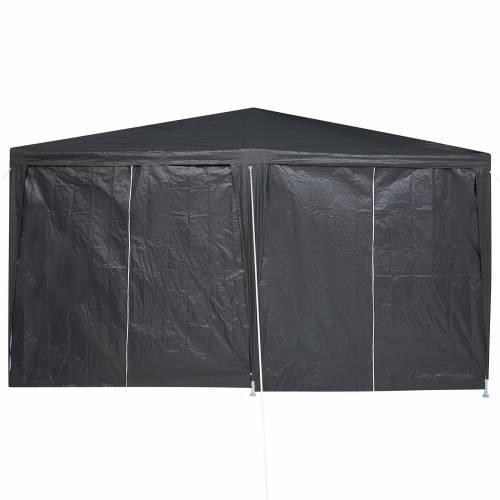 tenda za zabavu s 8 bočnih zidova antracit 4x4 m PE Cijena