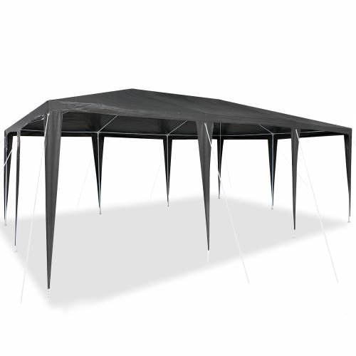 šator za svadbe - šator za zabave Antracit 6x4 m PE Cijena