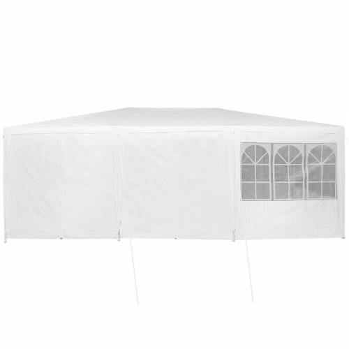 Tenda za zabavu s 10 bočnih zidova bijela 6x4 m PE Cijena