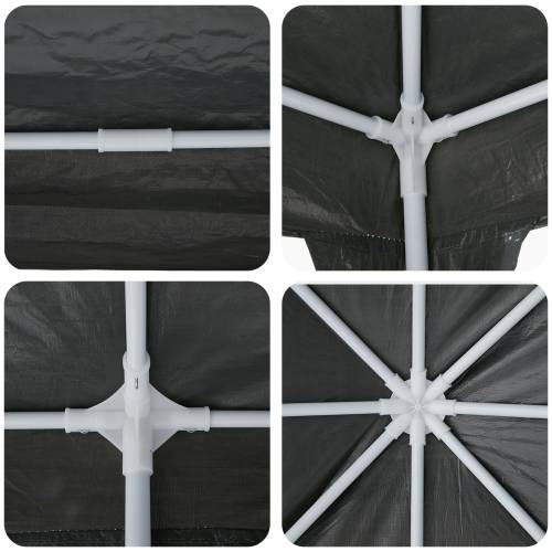 Tenda za zabave Antracit 8x4 m PE Cijena