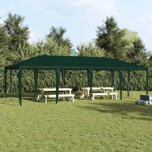 Šator za svadbe - šator za zabave Zeleni 8x4 m PE Cijena