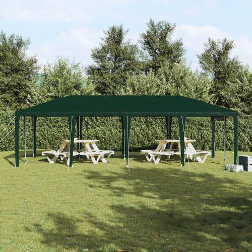 Šator za svadbe - šator za zabave Zeleni 8x4 m PE Cijena