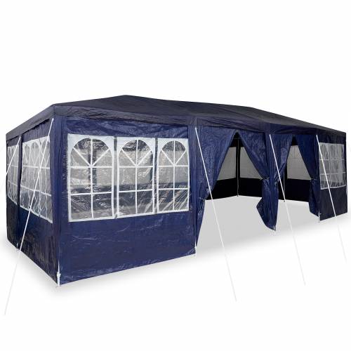 Party šator s 12 plavih zidova 8x4 m PE Cijena