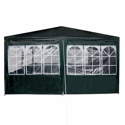 Party šator s 12 bočnih stijenki, zeleni, 8x4 m PE Cijena