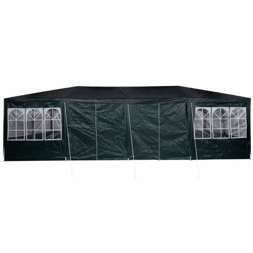 Party šator s 12 bočnih stijenki, zeleni, 8x4 m PE Cijena