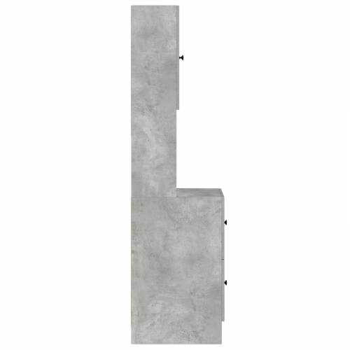 Kuhinjski Ormar Beton Sivi 35x50x180 cm Inženjerski Drveni Cijena