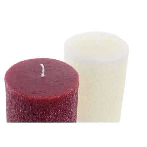 Svijeća DKD Home Decor Bijela Crvena Crăciun 9 x 9 x 15 cm (2 kom.) Cijena