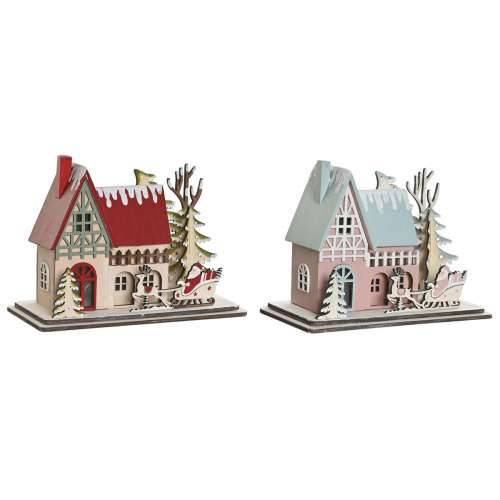 Božićni ukras DKD Home Decor Crvena Svetlo roza 23,5 x 11 x 20,5 cm (2 kom.) Cijena