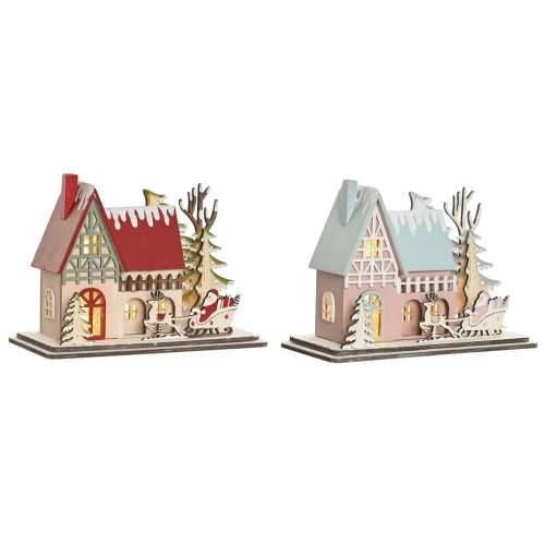 Božićni ukras DKD Home Decor Crvena Svetlo roza 23,5 x 11 x 20,5 cm (2 kom.) Cijena