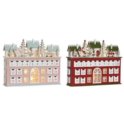 Kalendar Advent DKD Home Decor Drvo 37,5 x 8,5 x 31 cm (2 kom.) Cijena