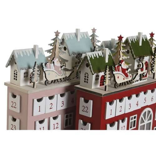 Kalendar Advent DKD Home Decor Drvo 37,5 x 8,5 x 31 cm (2 kom.) Cijena
