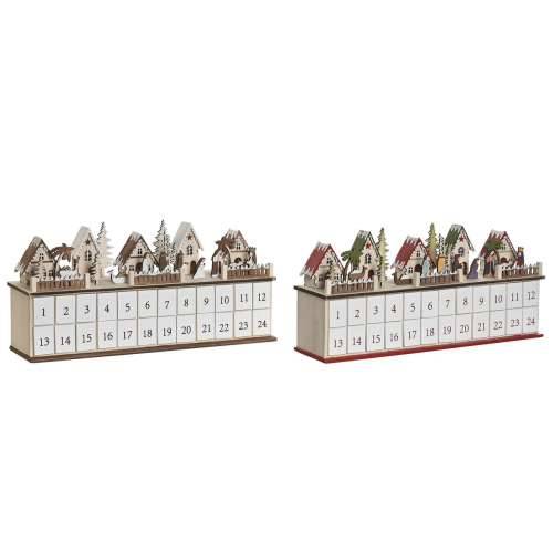 Kalendar Advent DKD Home Decor Drvo 45 x 11 x 23 cm (2 kom.) Cijena