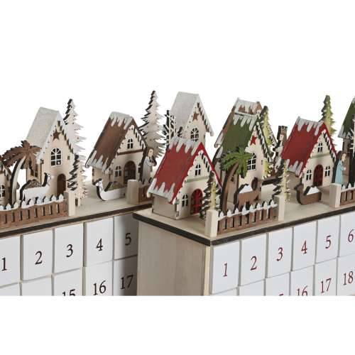 Kalendar Advent DKD Home Decor Drvo 45 x 11 x 23 cm (2 kom.) Cijena