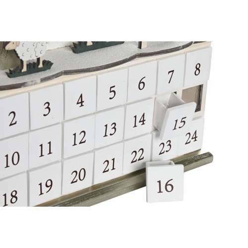 Kalendar Advent DKD Home Decor Drvo 34 x 8,5 x 36,5 cm (2 kom.) Cijena