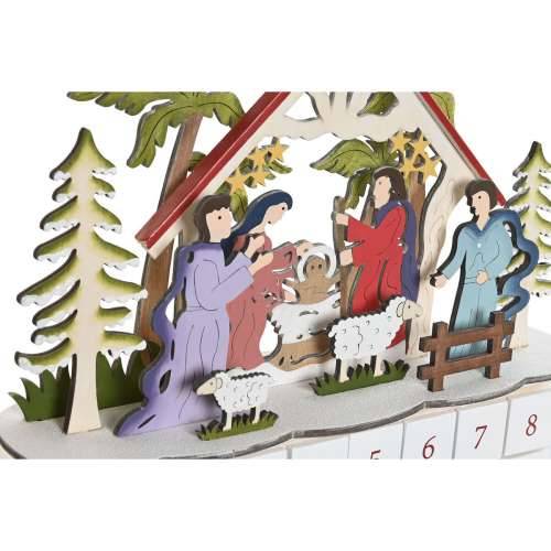Kalendar Advent DKD Home Decor Drvo 34 x 8,5 x 36,5 cm (2 kom.) Cijena