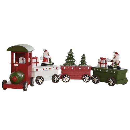 Božićni ukras DKD Home Decor Crvena Zelena 35,5 x 5 x 8,8 cm (2 kom.) Cijena