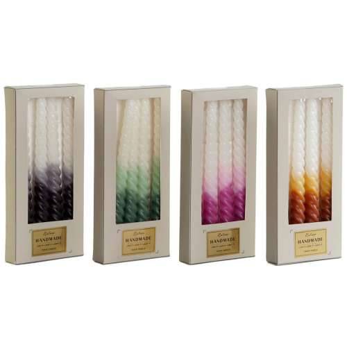 Svijeće DKD Home Decor Dvobojan 2 x 2 x 25 cm 2 x 2 x 20 cm (4 Dijelovi) (4 kom.) Cijena