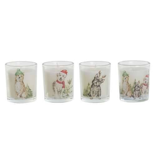 Svijeća DKD Home Decor Bijela 5 x 5 x 6 cm (4 kom.) Cijena