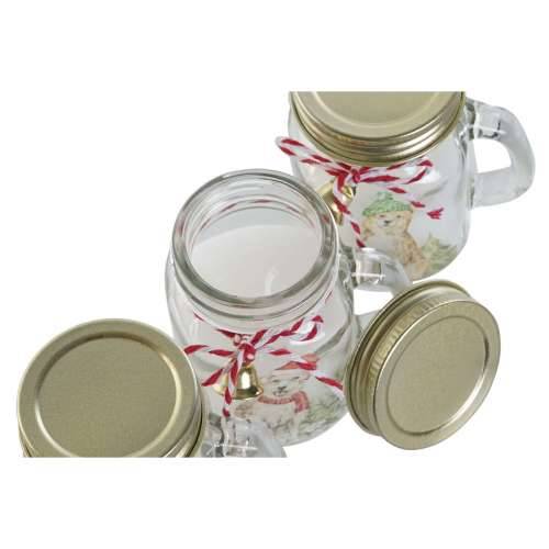 Svijeća DKD Home Decor Bijela zlatan Crăciun 8 x 5 x 9 cm (3 kom.) Cijena