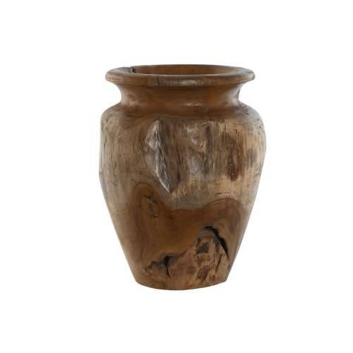 Vrč Home ESPRIT Prirodno Tamno smeđi Tikovina 34 x 34 x 40 cm Cijena