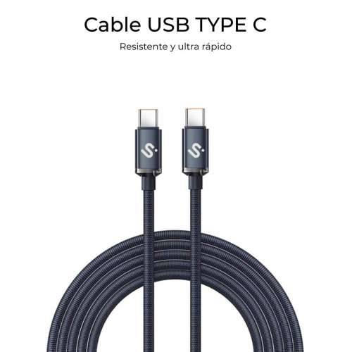 Kabel USB-C u USB-C Subblim OPTIMUS Crna 2 m Cijena