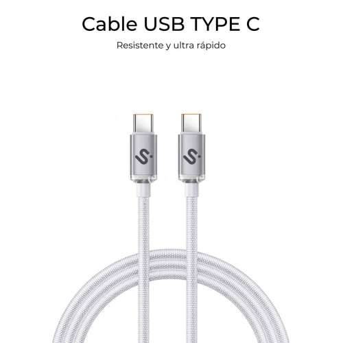 Kabel USB-C u USB-C Subblim OPTIMUS Bijela 2 m Cijena