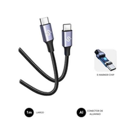 Kabel USB-C u USB-C Subblim PLUS Crna 1 m Cijena