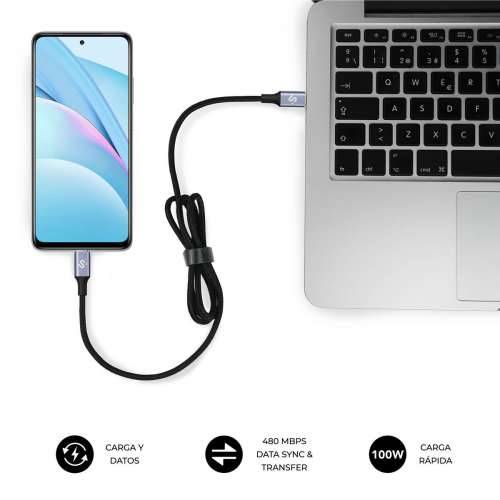 Kabel USB-C u USB-C Subblim PLUS Crna 1 m Cijena