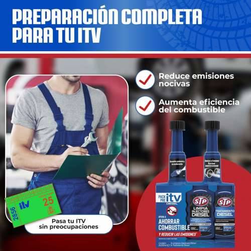 Pre-ITV kit za dizelske motore STP E300575763 Diesel Automobil 200 ml x 2 2 Dijelovi Cijena