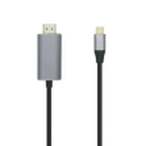 Kabel USB-C u HDMI Aisens A109-0392 Crna 80 cm 0,8 m 4K Ultra HD Cijena