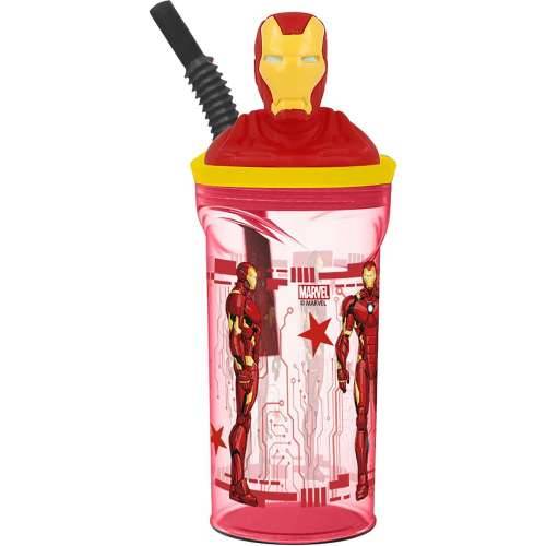 Čašu sa Slamkom The Avengers Iron Man Crvena 3D Cijena