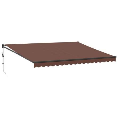 Tenda na automatsko uvlačenje smeđa 450 x 300 cm - Smeđa 450 x 300 cm 1 Cijena