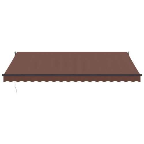 Tenda na automatsko uvlačenje smeđa 450 x 300 cm - Smeđa 450 x 300 cm 1 Cijena