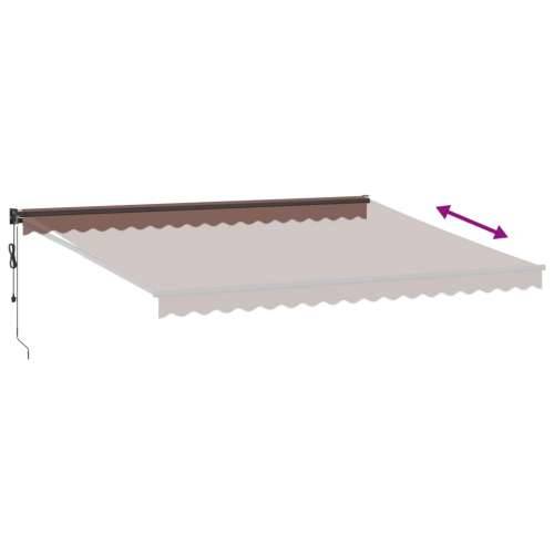 Tenda na automatsko uvlačenje smeđa 450 x 300 cm - Smeđa 450 x 300 cm 1 Cijena