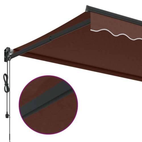 Tenda na automatsko uvlačenje smeđa 450 x 300 cm - Smeđa 450 x 300 cm 1 Cijena