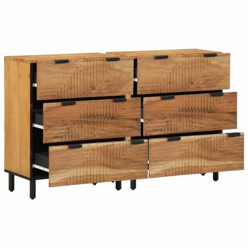 ormarići 2 kom smeđi 60x33x75 cm masivno drvo bagrema Cijena