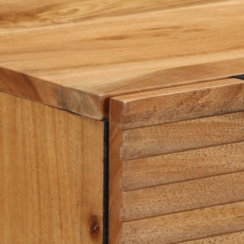 3 kom. sideboard, smeđa, 60x33x75 cm, čvrsto drvo bagrem Cijena
