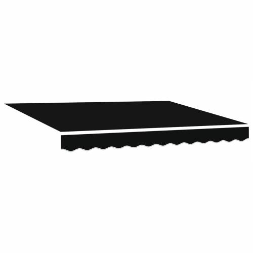 ručna uvlačiva tenda s LED svjetlom crna 300x250 cm Cijena