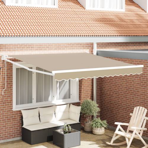 Automatska uvlačiva tenda bež 300x250 cm Cijena