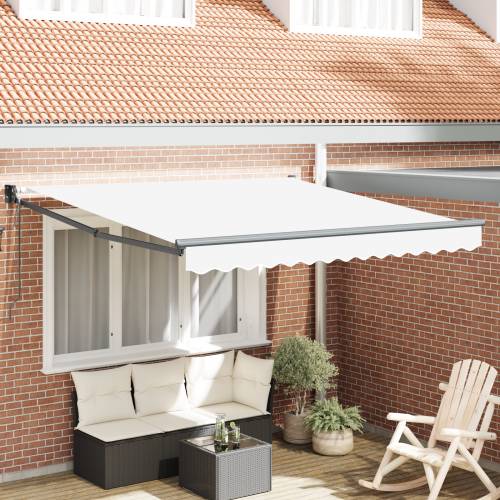 automatska uvlačiva tenda Bijela 300x250 cm Cijena